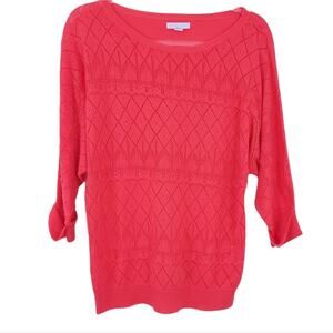 New York & Company Sweater Medium Orange, 3/4 Sleeve, Velma Scooby Doo Costume